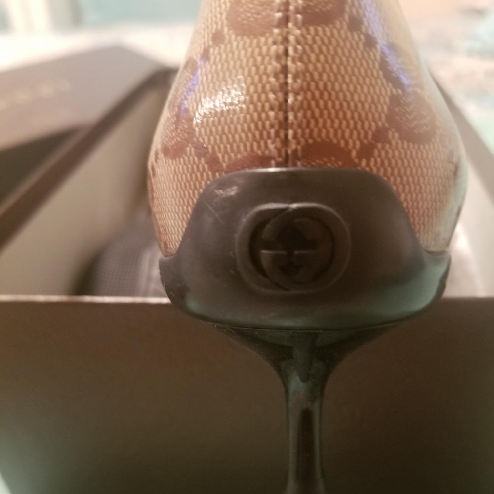 Gucci crystall GG shoes